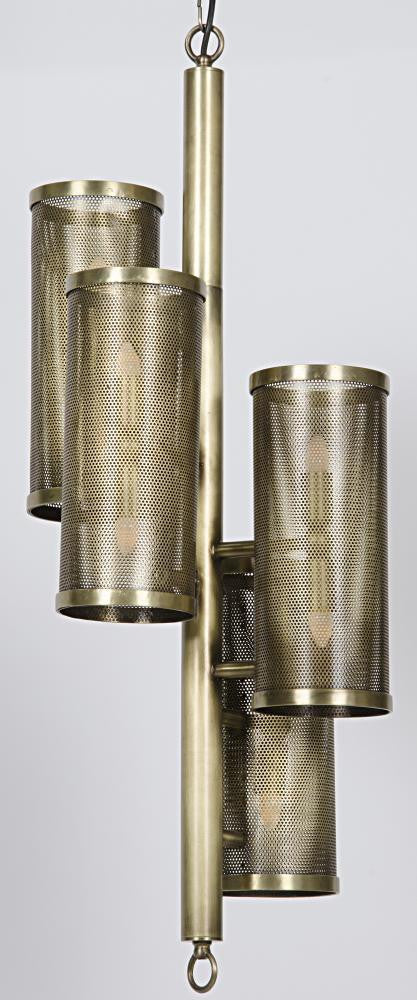 Noir Pisa Pendant Antique Brass