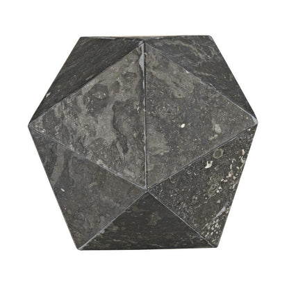 Noir Polyhedron Object Marble