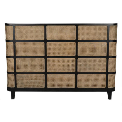 Noir Porto Bed, Eastern King, Hand Rubbed Black