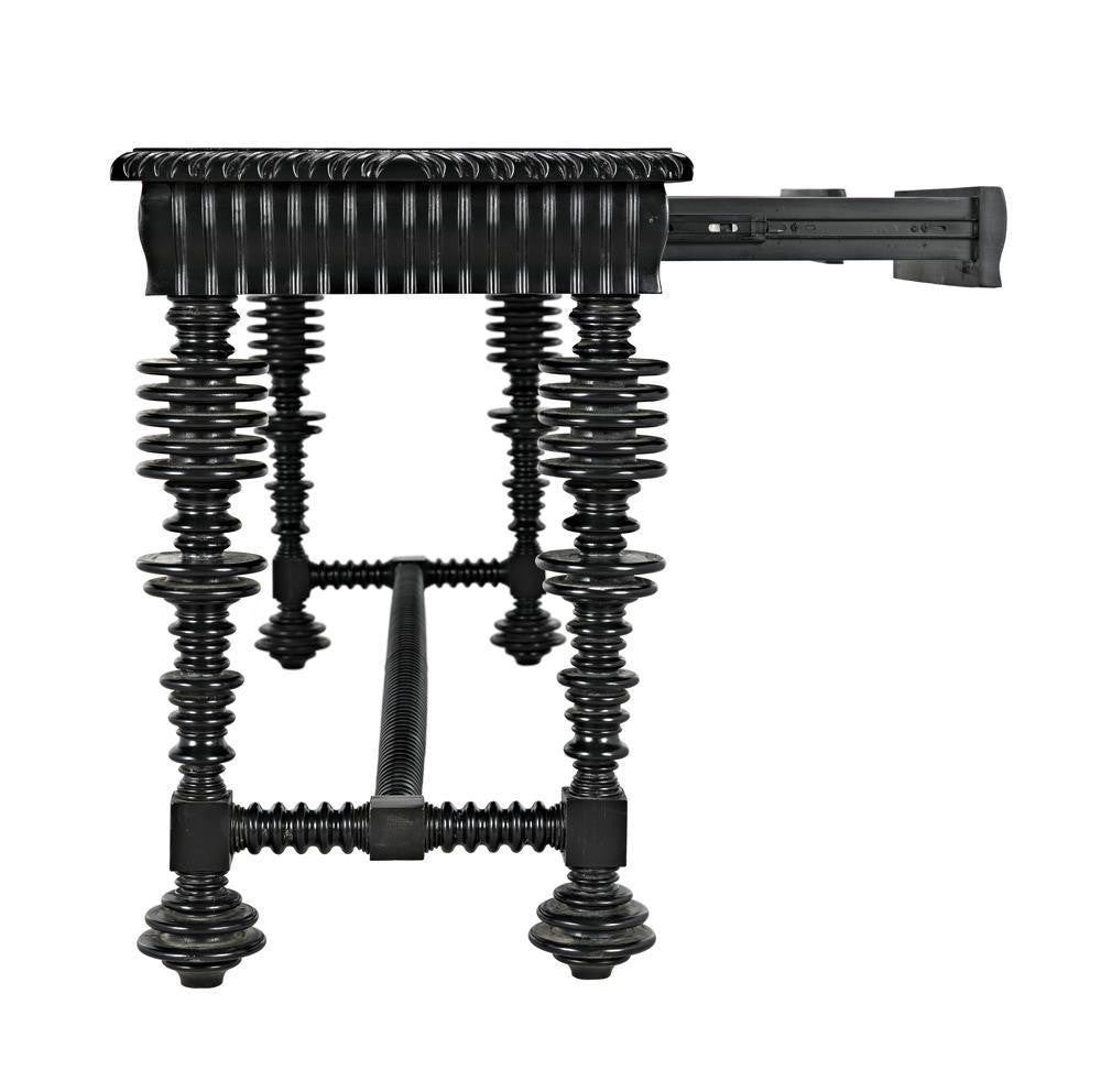 Noir Portuguese Console Hand Rubbed Black
