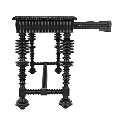 Noir Portuguese Console Hand Rubbed Black