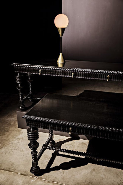 Noir Portuguese Console Hand Rubbed Black