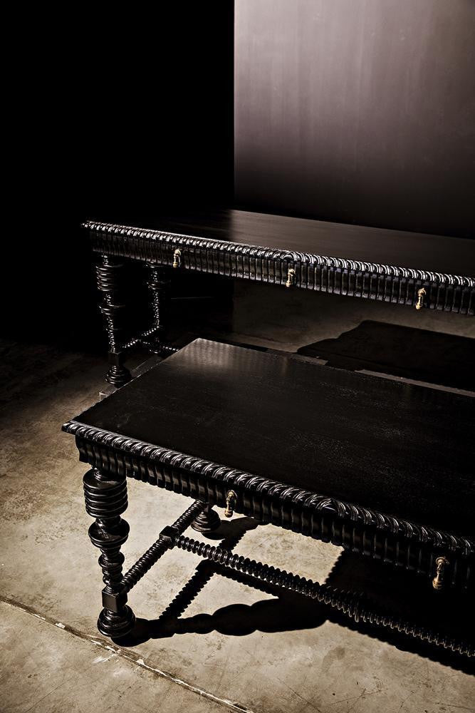 Noir Portuguese Console Hand Rubbed Black