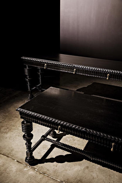 Noir Portuguese Console Hand Rubbed Black