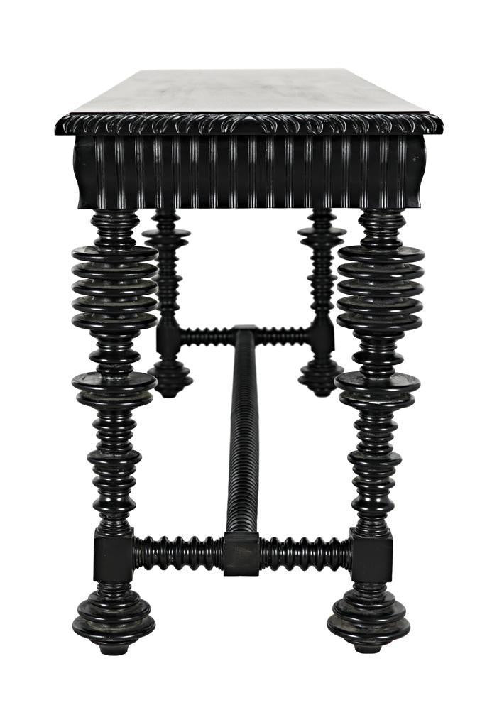 Noir Portuguese Console Hand Rubbed Black