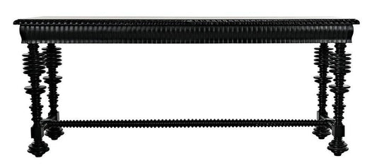 Noir Portuguese Console Hand Rubbed Black
