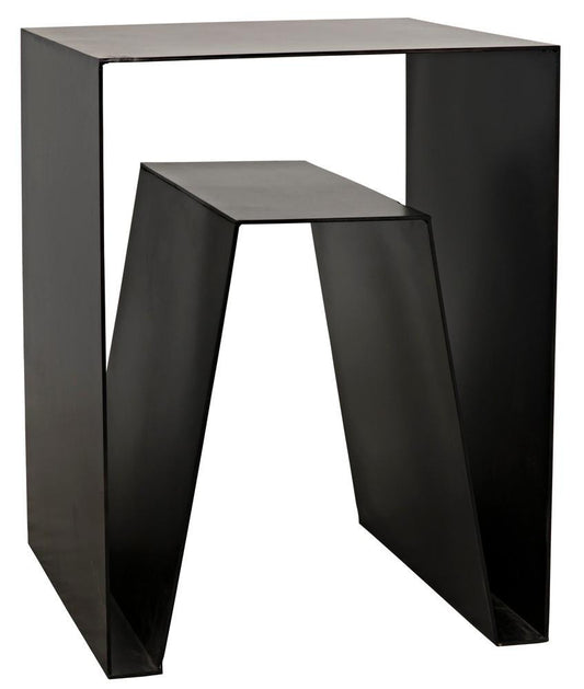 Noir Quintin Side Table Matte Black