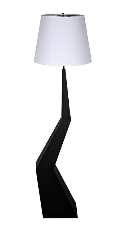 Noir Rhombus Floor Lamp Matte Black