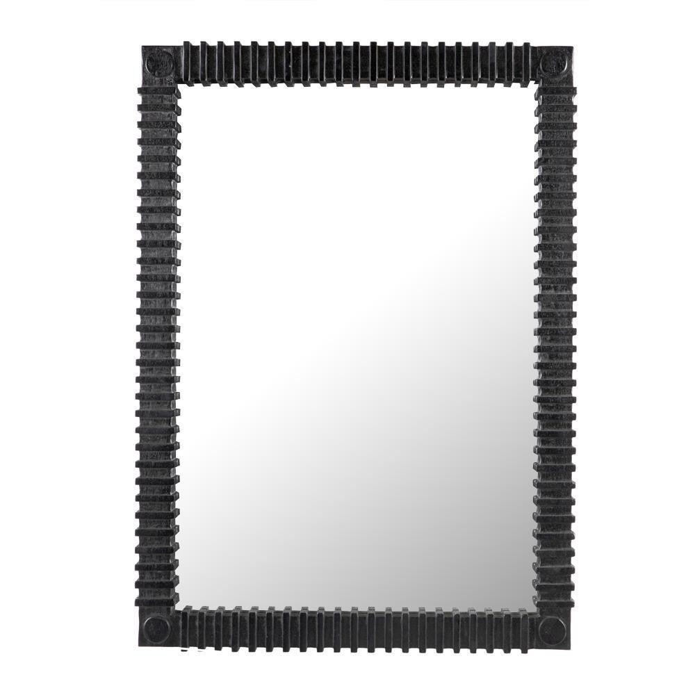 Noir Rift Mirror Charcoal Black