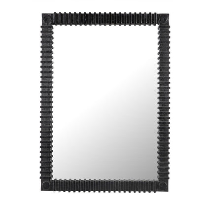 Noir Rift Mirror Charcoal Black