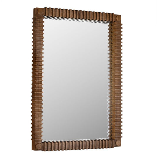 Noir Rift Mirror Teak Clear Coat Flat