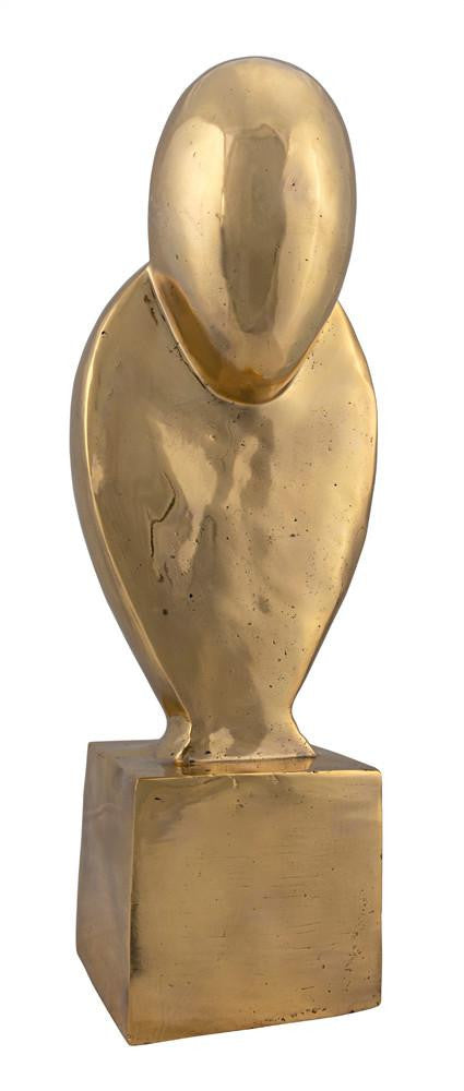 Noir Ripley Sculpture Antique Brass