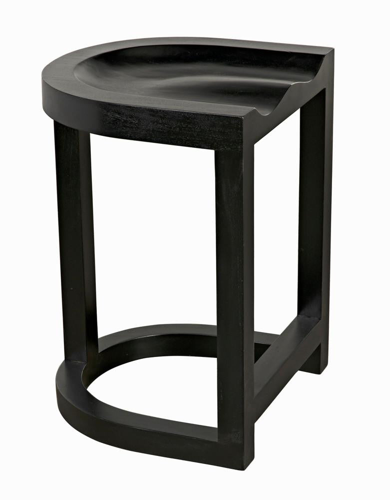 Noir Saddle Counter Stool - Thumbnail 5