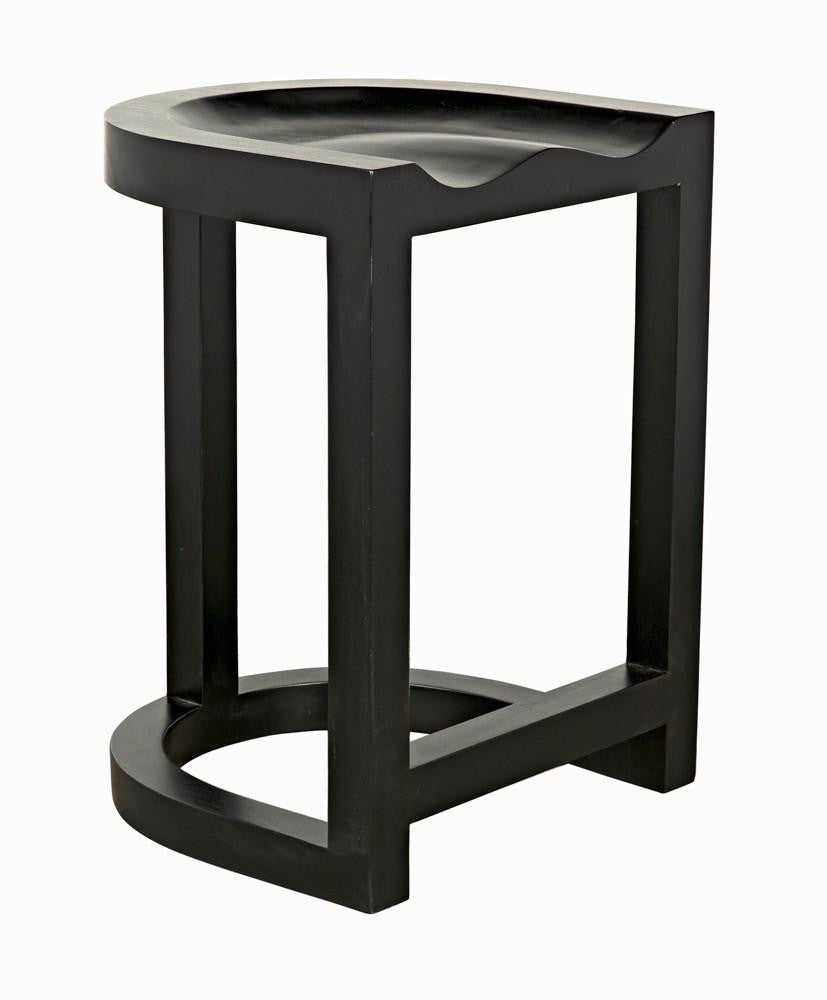 Noir Saddle Counter Stool - Thumbnail 3