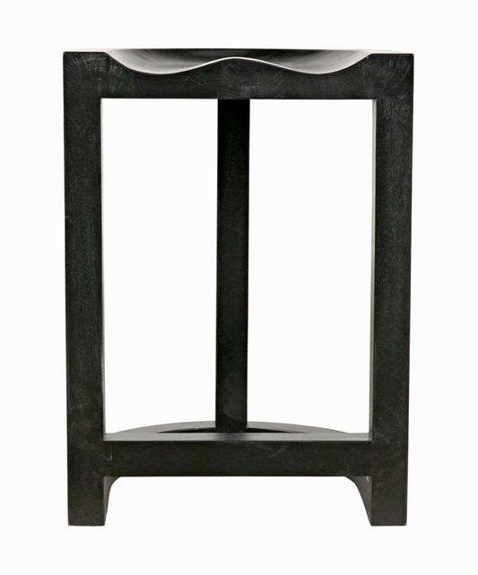 Noir Saddle Counter Stool