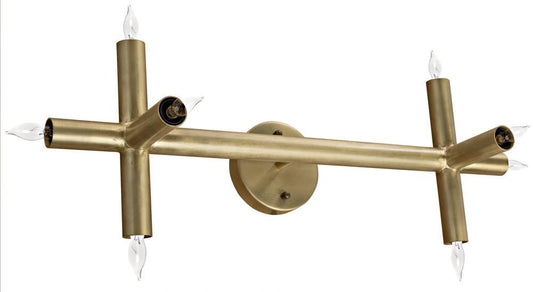 Noir Salome Wall Sconce Antique Brass