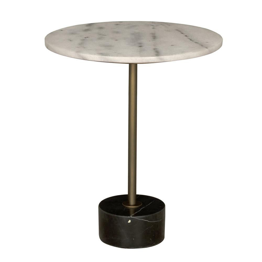 Noir Santosha Side Table Aged Brass