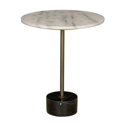 Noir Santosha Side Table Aged Brass