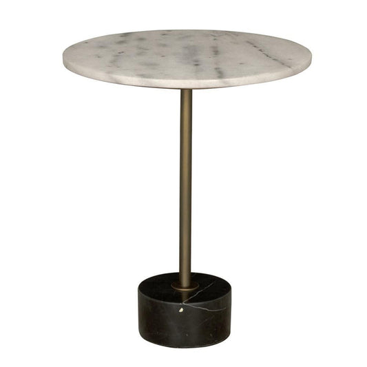Noir Santosha Side Table Aged Brass