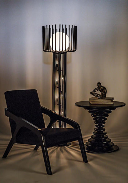 Noir Scheiben Side Table
