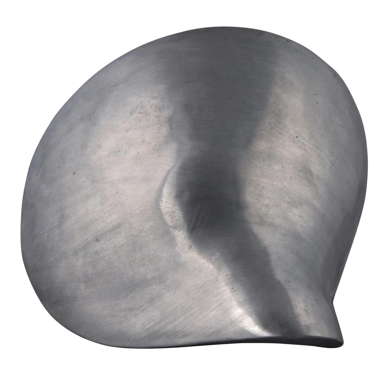 Noir Sheila Sculpture Brushed Silver