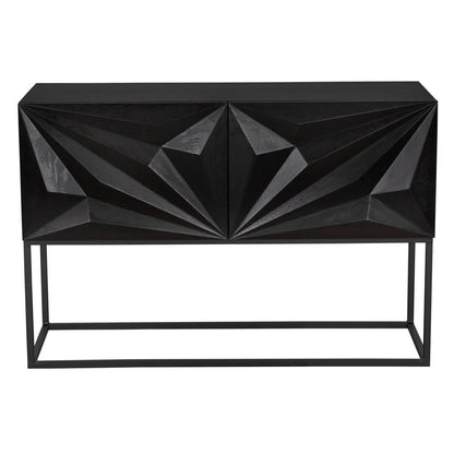 Noir Small Zurich Console Ebony Walnut