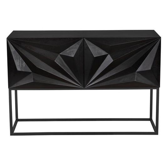 Noir Small Zurich Console Ebony Walnut