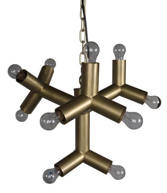 Noir Snow Flake Chandelier