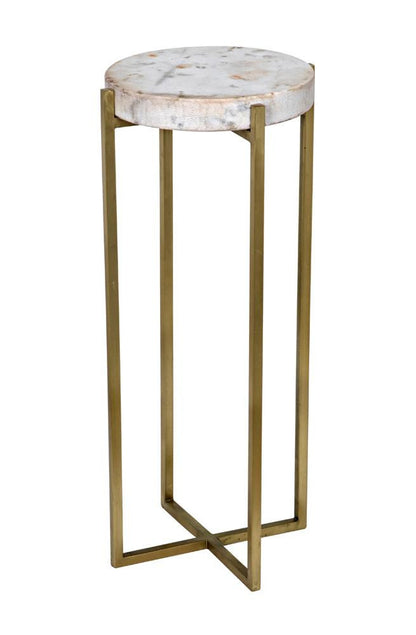 Noir Soho Side Table Antique Brass