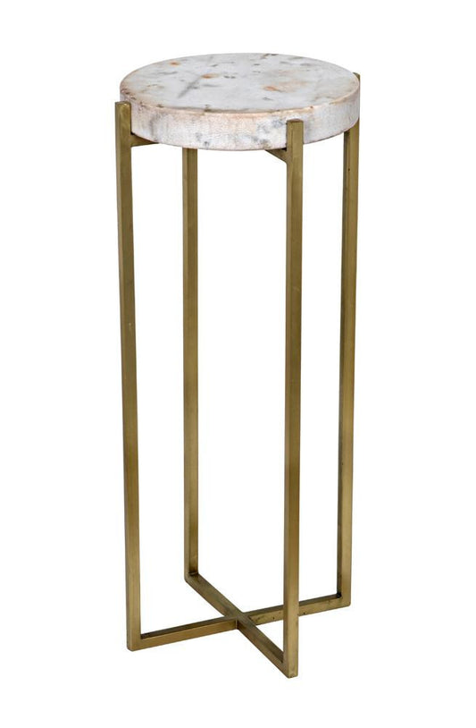 Noir Soho Side Table Antique Brass