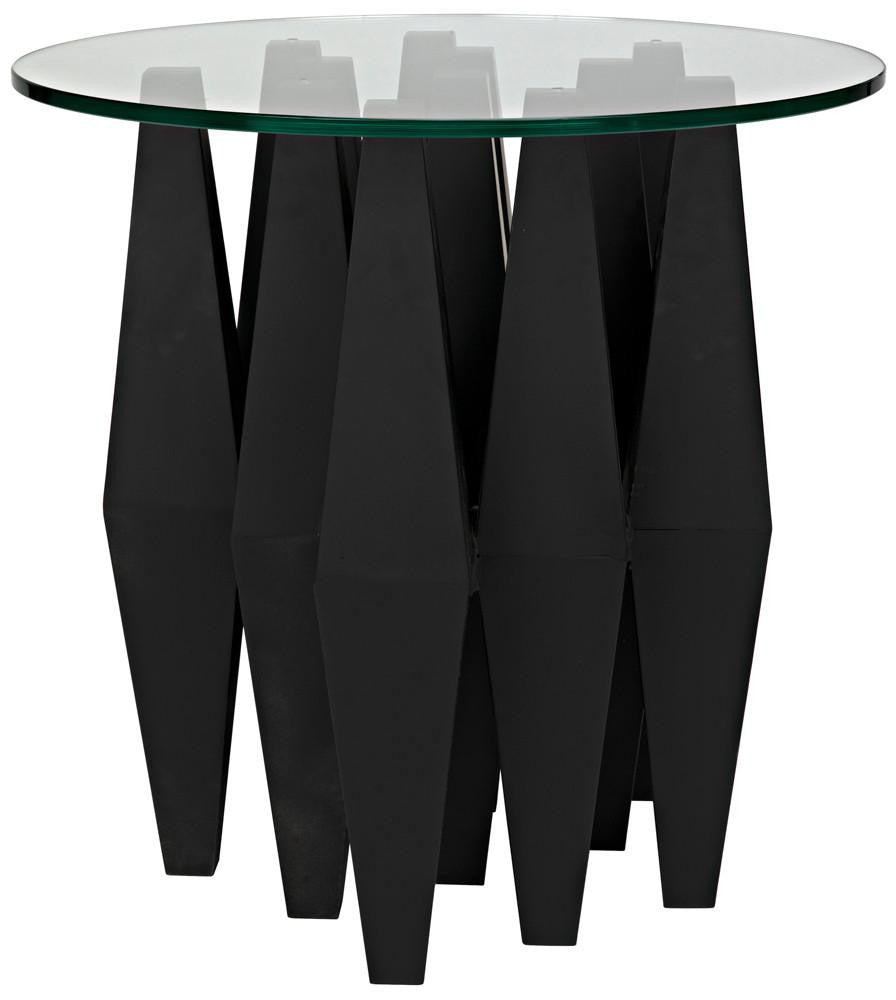 Noir Soldier Side Table