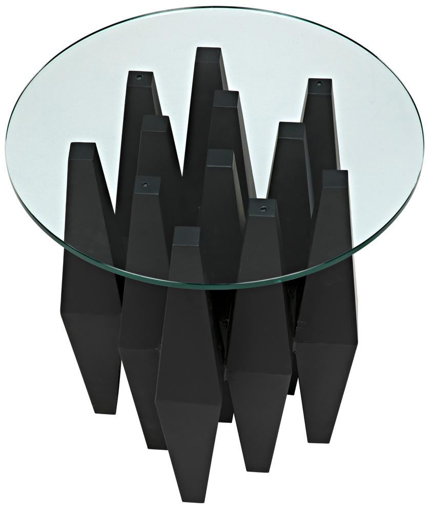 Noir Soldier Side Table