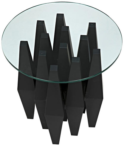Noir Soldier Side Table