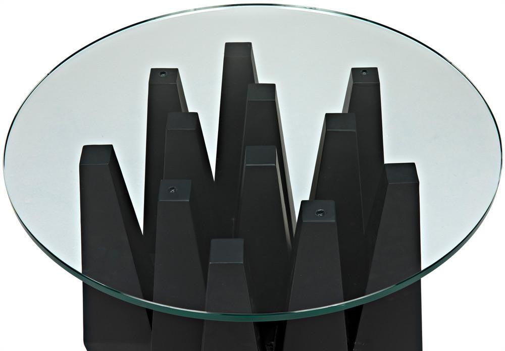 Noir Soldier Side Table