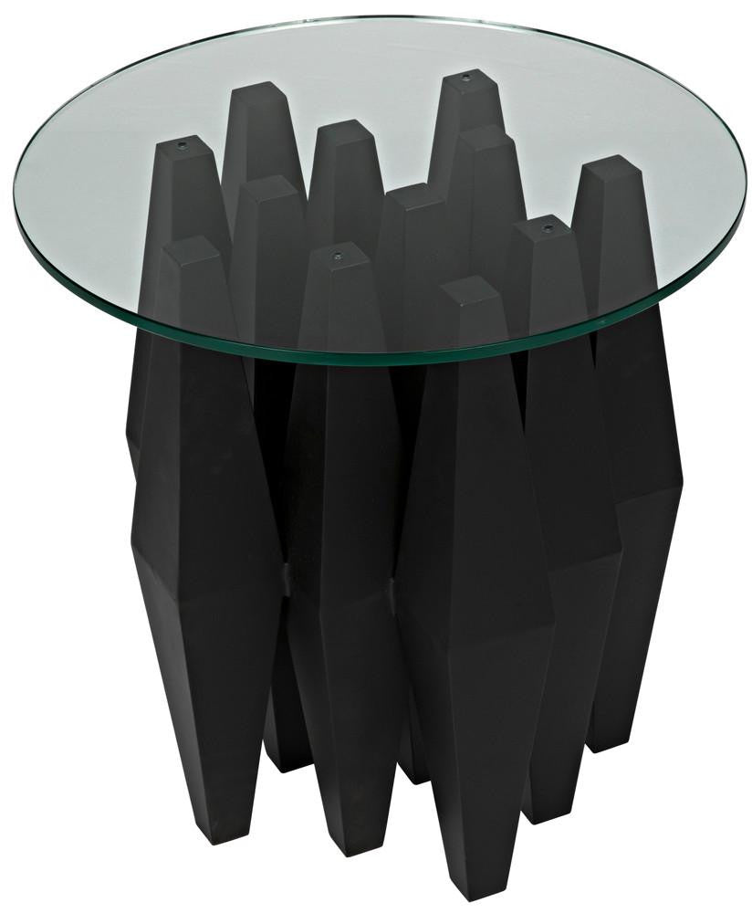 Noir Soldier Side Table