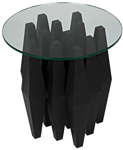 Noir Soldier Side Table