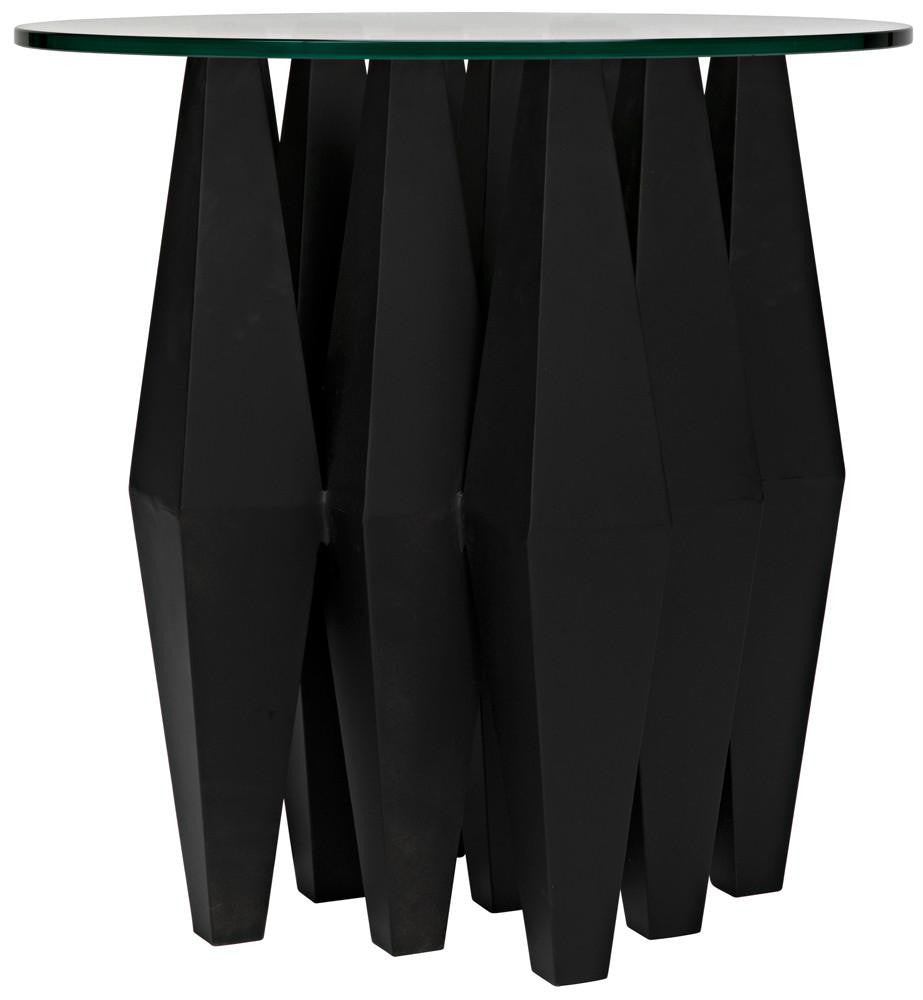 Noir Soldier Side Table