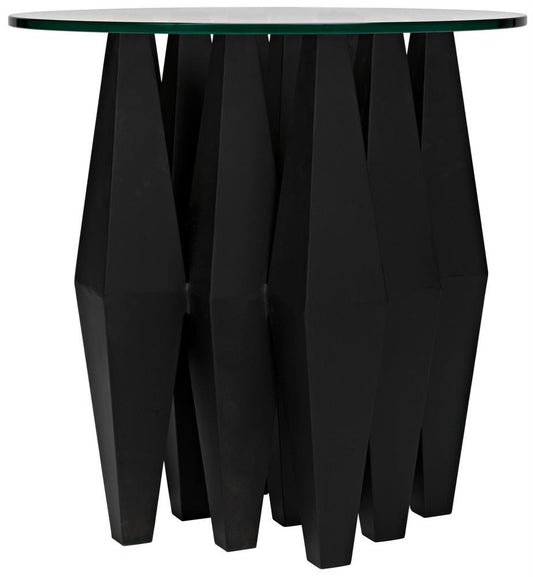 Noir Soldier Side Table