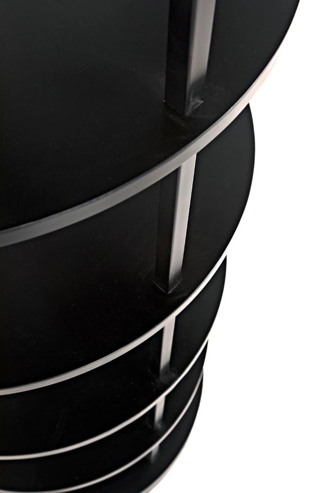 Noir Spago Bookcase