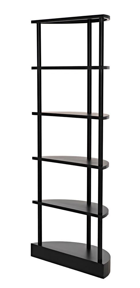 Noir Spago Bookcase