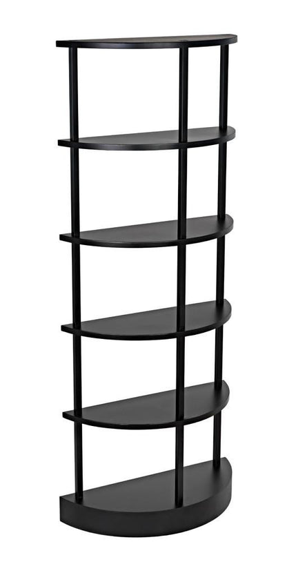 Noir Spago Bookcase