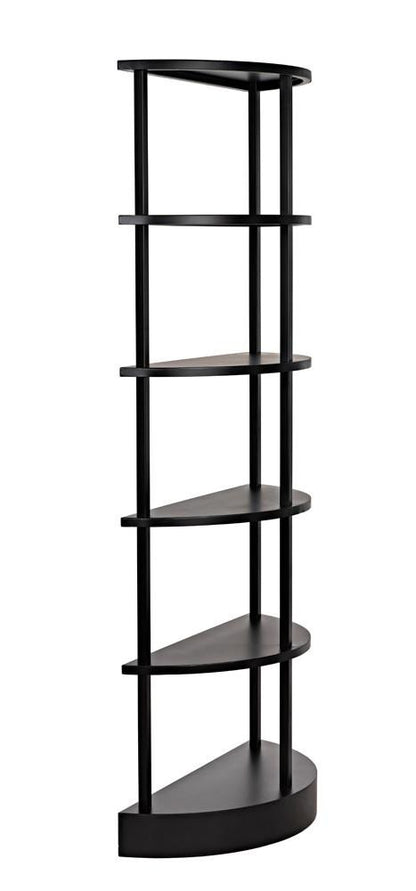 Noir Spago Bookcase