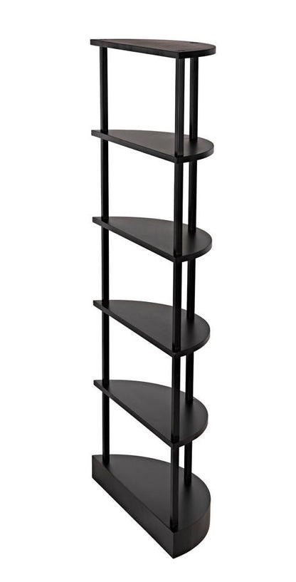 Noir Spago Bookcase