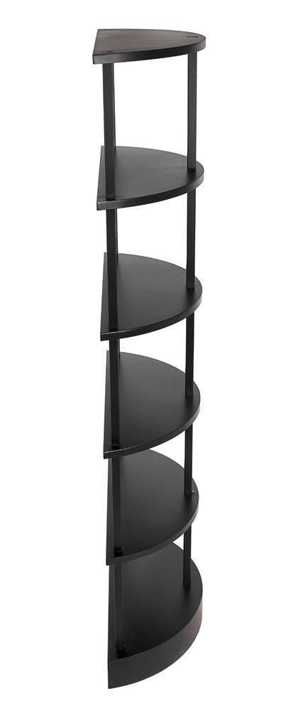 Noir Spago Bookcase