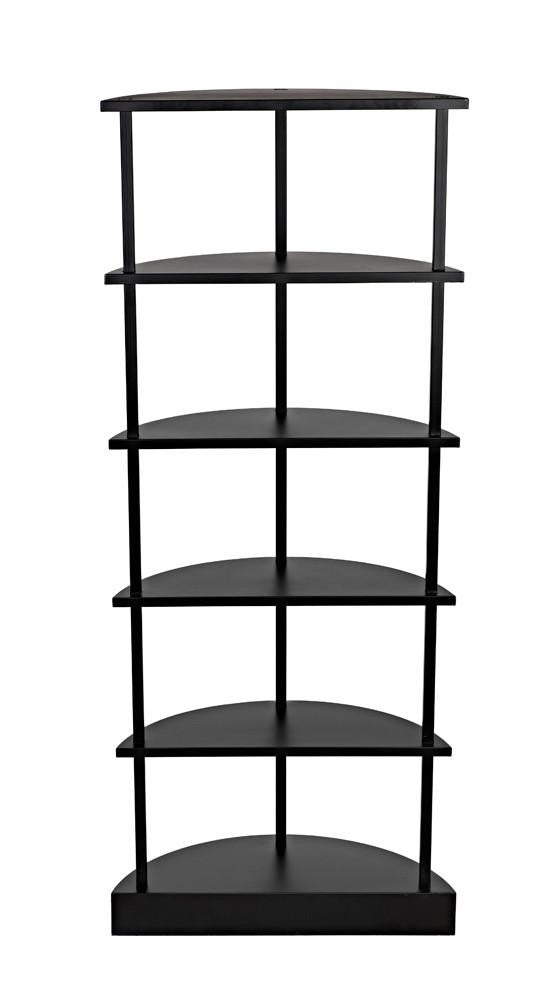 Noir Spago Bookcase