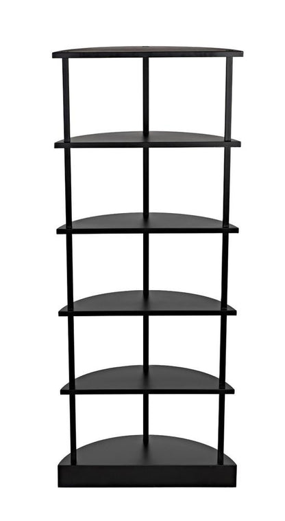 Noir Spago Bookcase