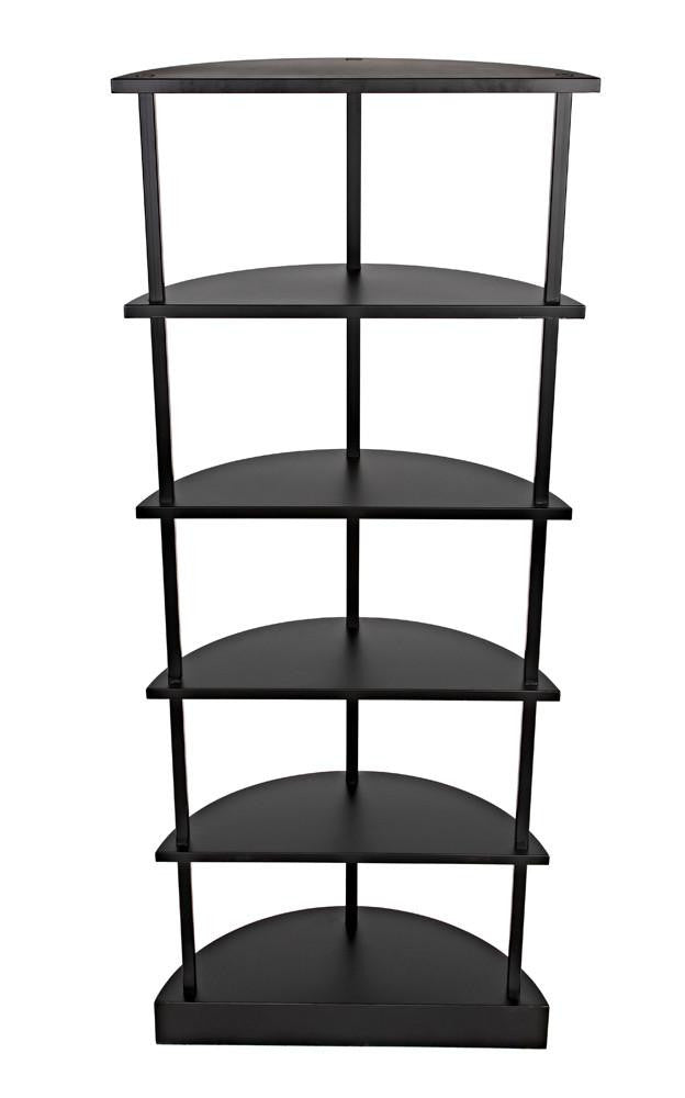 Noir Spago Bookcase