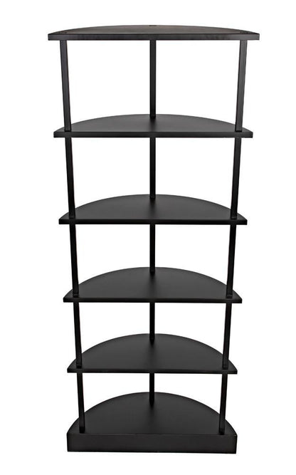 Noir Spago Bookcase