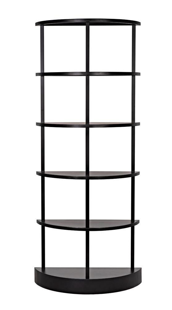 Noir Spago Bookcase