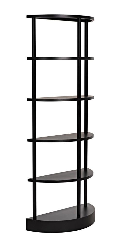Noir Spago Bookcase